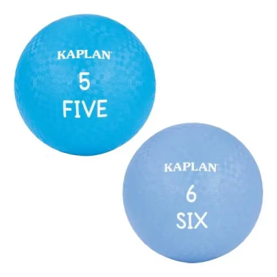 Kaplan Early Learning Colored Playground Balls - Set of 6 image {3}