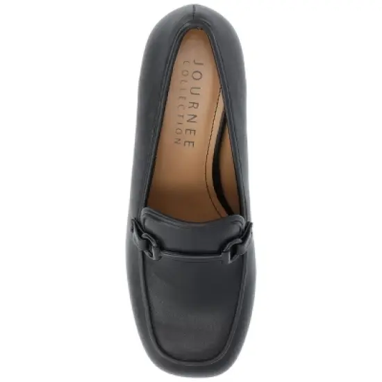 Journee Collection Womens Nysaa Tru Comfort Foam Low Heel Square Toe Pumps image {3}