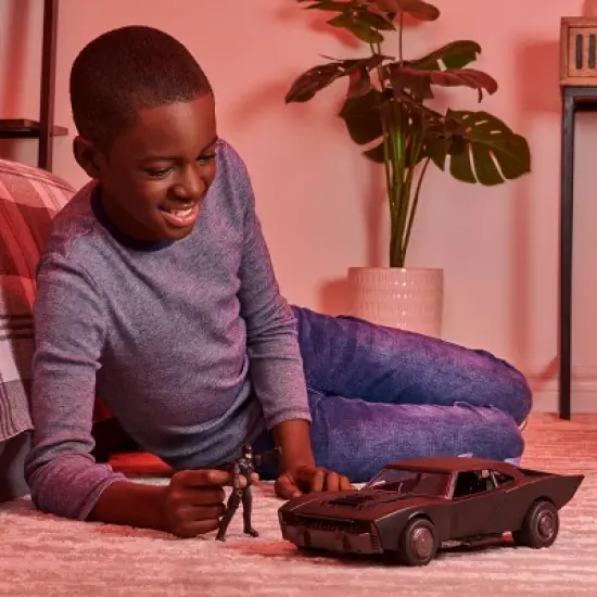 DC Comics Batmobile with 4" Batman Figure image {8}