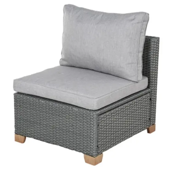 GRANDPATIO Wicker Outdoor Patio Sofa image {4}