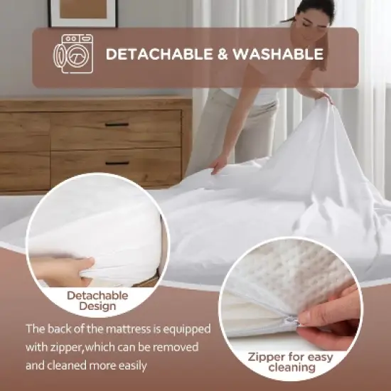 BestMassage 12 Inch Mattress Gel Memory Foam Mattress Medium Firmness Mattresses for Cool Sleep & Pressure Relief CertiPUR-US Certified image {5}