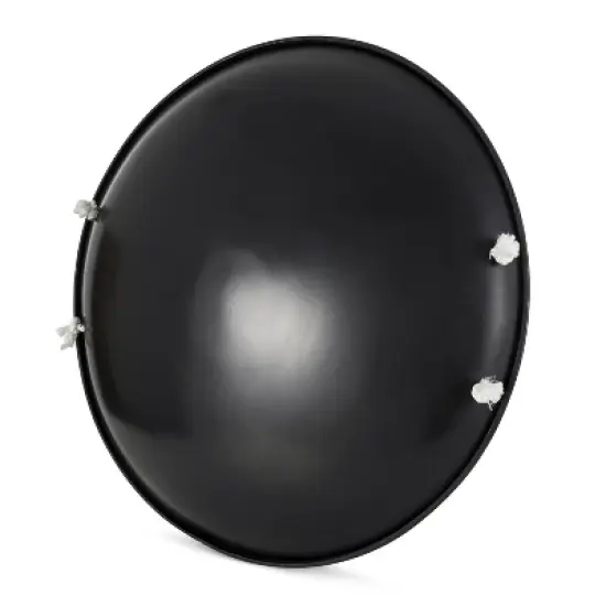 Slippery Racer ProDisc 26 Inch Heavy Duty Aluminum Iron Metal Kids Batman Saucer Snow Sled with Dual Riveted Soft Grip Rope Handles, Black (2 Pack) image {3}