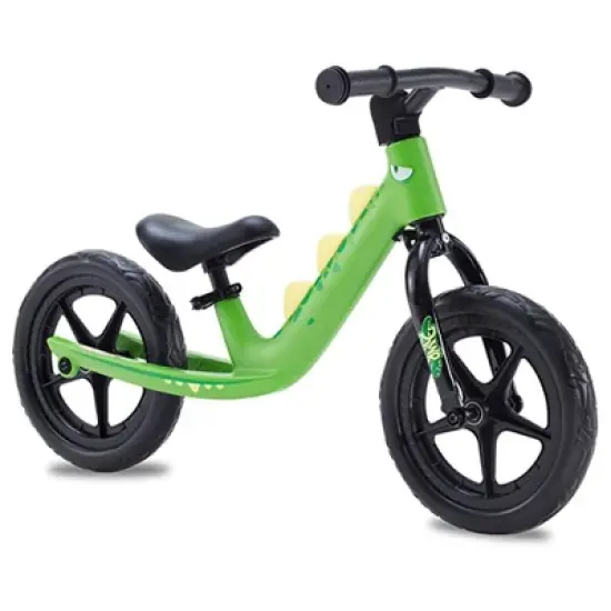 RoyalBaby Dinosaur 12 Inch Lightweight Magnesium Alloy Frame Toddler Kids Balance Bicycle with Adjustable Seat for Boys and Girls Ages 3 to 5 image {6}