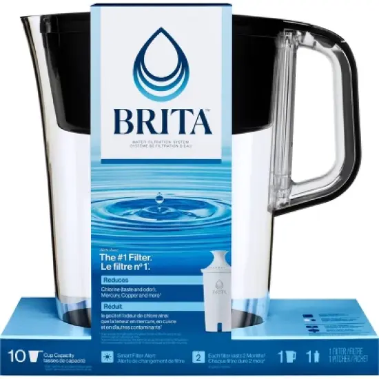 Brita Water Filter 10-Cup Tahoe Water Pitcher Dispenser with Standard Water Filter image {5}