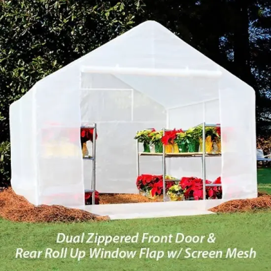 King Canopy 10'x10' Fitted Replacement Greenhouse Cover image {1}