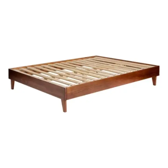 Alice Mid-Century Solid Wood Platform Bed - Saracina Home image {7}