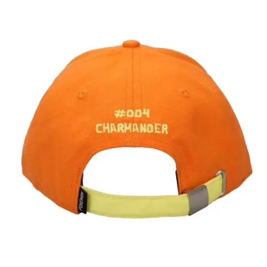 Pokemon Charmander Big Face Men's Orange Baseball Cap image {4}