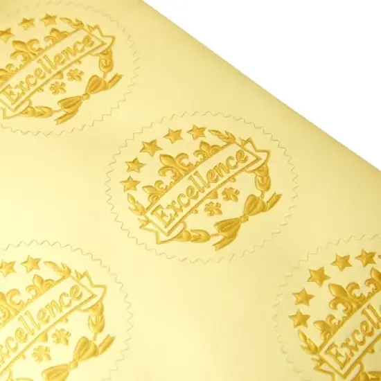 Best Paper Greetings 48 Sheets Blue Certificate of Completion Award Paper with Gold Foil Stickers Seals for Graduation Diploma, 8.5 x 11 In image {6}