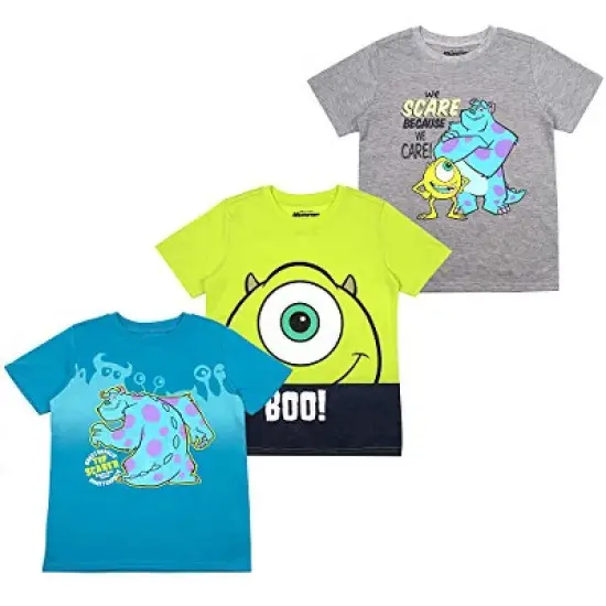 Disney Boy's 3-Pack Graphic Tee Variety |Cars, Incredibles, Simba, Kion, Maui, Mickey Mouse, Muppets, Toy Story, Puppy Dog Pals for Toddler image {11}