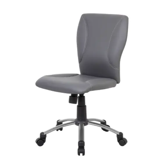Tiffany CaressoftPlus Chair Gray - Boss Office Products image {1}