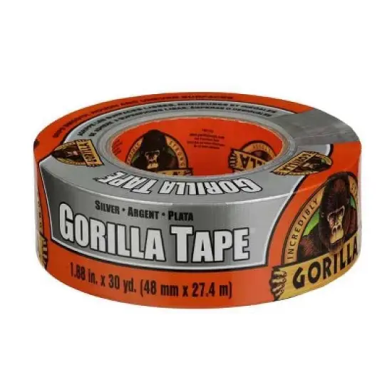 Gorilla Glue  Duct Tape,Silver,27.4 m Tape L 105634 image {1}