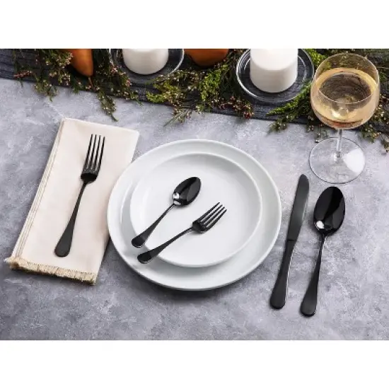 Sol Living 20pc Stainless Steel Silverware Set Service for 4 image {4}