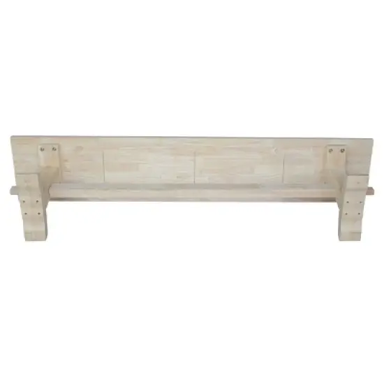 72" Trestle Bench Unfinished - International Concepts image {6}