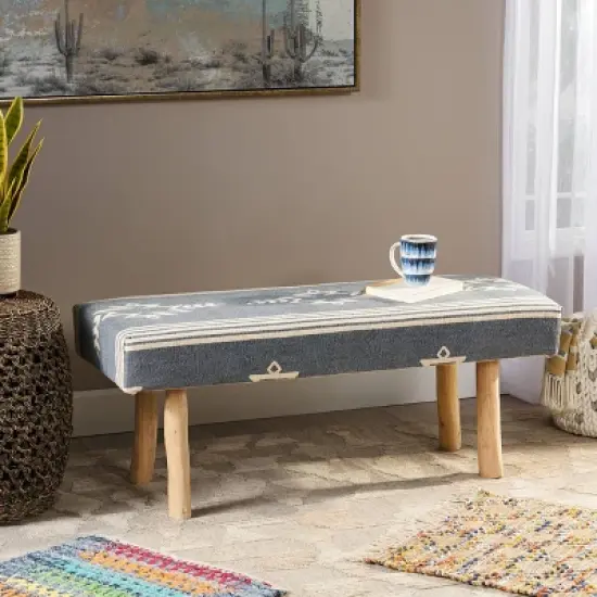 Laveta Boho Rectangular Bench - Christopher Knight Home image {1}
