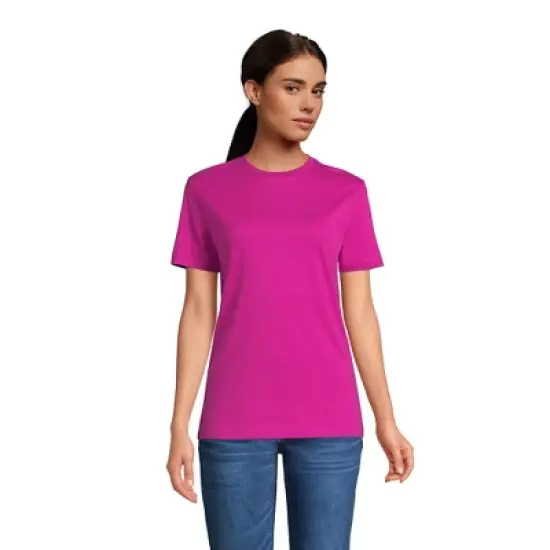 Lands' End Women's Short Sleeve Super T Crew Neck T-shirt image {5}
