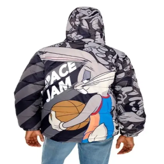 Members Only Men's Space Jam Puffer Jacket image {5}