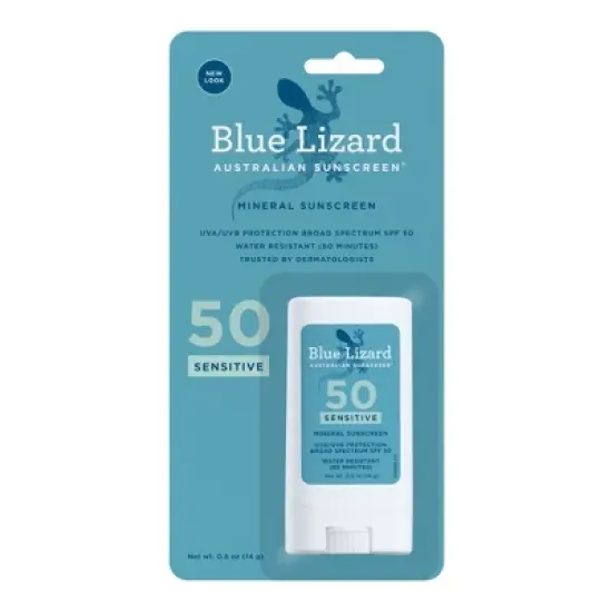 Blue Lizard Sensitive Mineral Sunscreen Stick - SPF 50+ - 0.5 oz image {7}