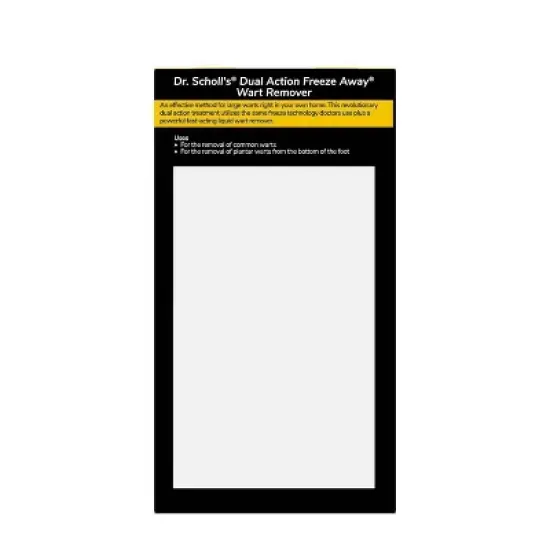 Dr. Scholl's Dual Action Freeze Away Wart Remover - 8Applications image {1}