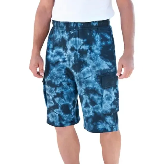KingSize Men's Big & Tall Fleece 10" Cargo Shorts image {9}