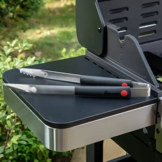 Captiva Designs 6 Burner Gas Grill with side burner & Porcelain Enameled Cast Iron Grate 65800 btu E02GR009: Rotisserie Compatible, Heat-Resistant image {6}