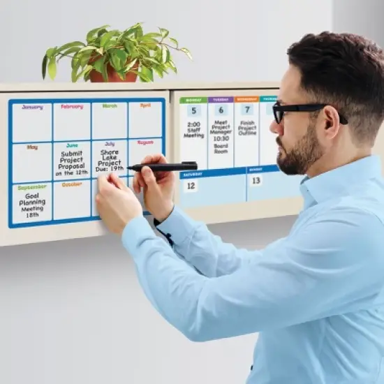 TREND Wipe-Off Planner Sheets, 5 Per Set, 2 Sets image {5}