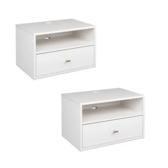 Set of 2 Hanging Nightstands - Prepac image {19}