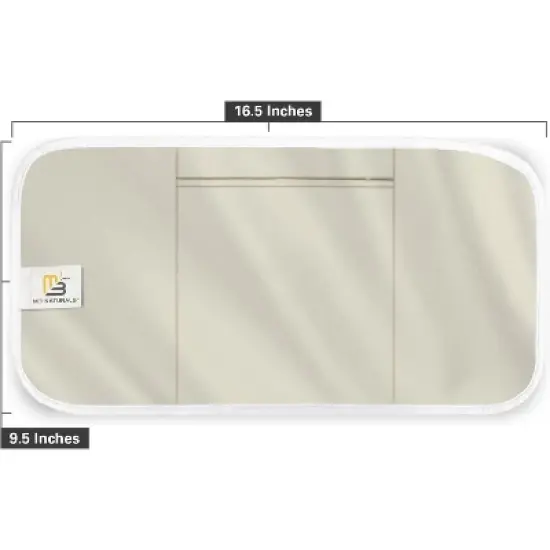 Castor Oil Wrap, Reusable Adjustable Wrap with Durable Lightweight Straps & Anti Leak Outer Layer, Stomach Wrap fot Detox, Beige, M3, 1ct image {1}