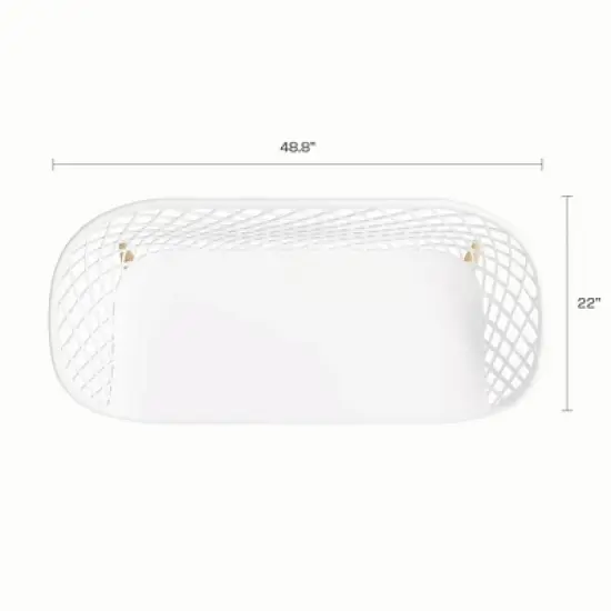 Kurv Bench White/Natural - Jamesdar image {7}