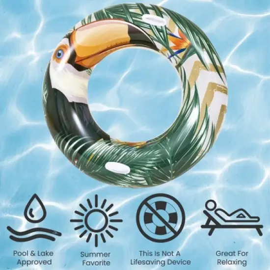Pool Central Tropical Toucan Inner Tube Pool Float - 45" image {7}