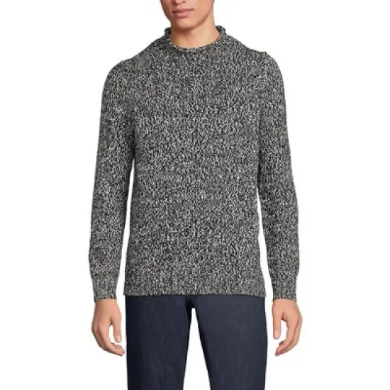 Lands' End Men's Cotton Drifter Rollneck Sweater image {3}