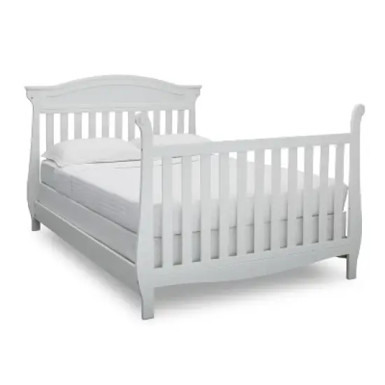 Delta Children Lancaster 4-in-1 Convertible Crib - Bianca White image {7}