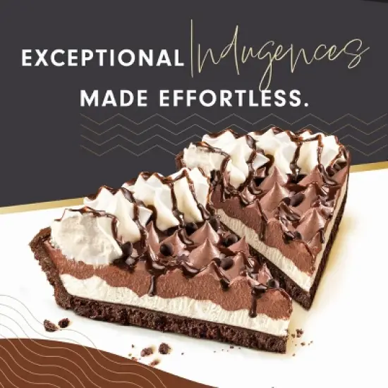 Edwards Singles Frozen Desserts Chocolate Cr&egrave;me Pie Slices - 5.34oz/2ct image {2}