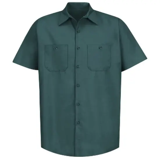 Red Kap&reg; Men's Short Sleeve Industrial Work Shirt image {14}