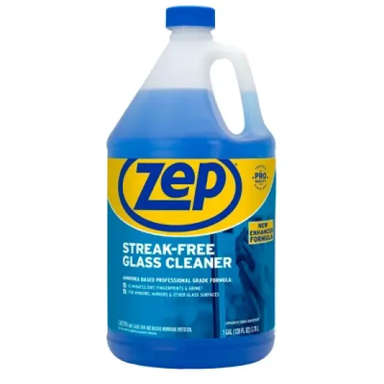 Zep Streak-Free Glass Cleaner &ndash; Ammonia-Based Formula &ndash; 1 Gallon image {9}
