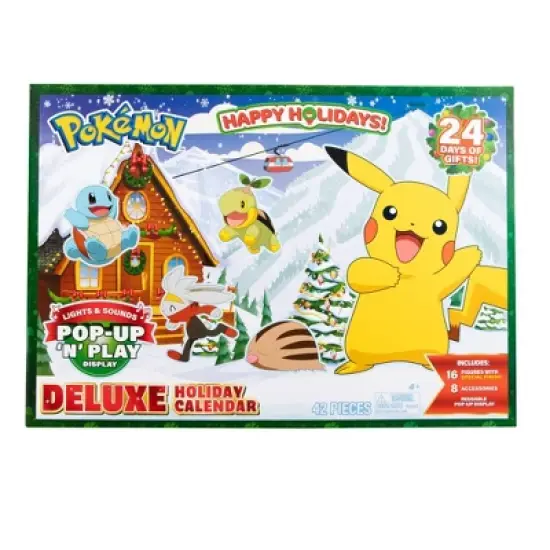 Pok&eacute;mon Deluxe Holiday Calendar 2023 Battle Figure Multipack (Target Exclusive) image {1}