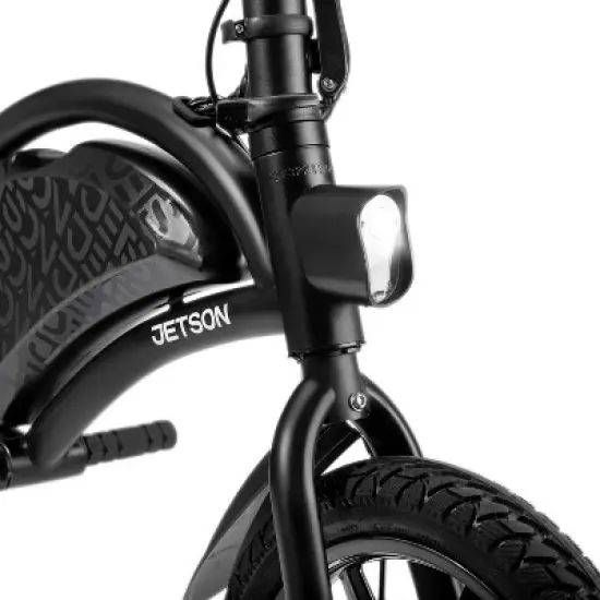 Jetson 14" Bolt Up Step Over Electric Bike - Black image {6}
