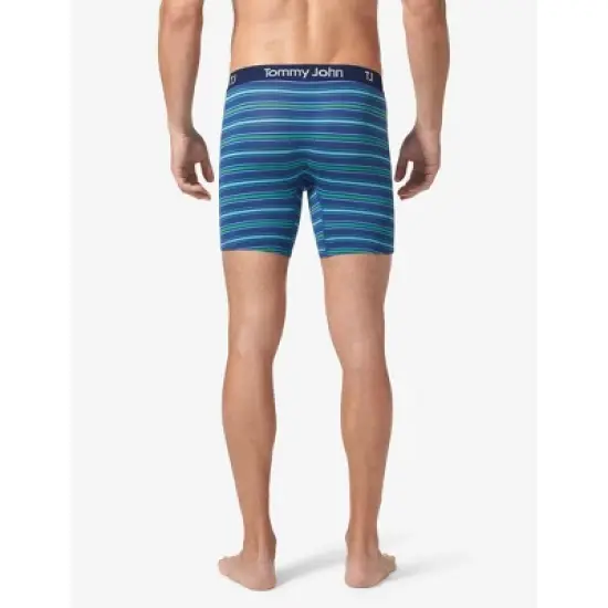 TJ | Tommy John&trade; Men's 6" Striped Boxer Briefs 2pk image {3}