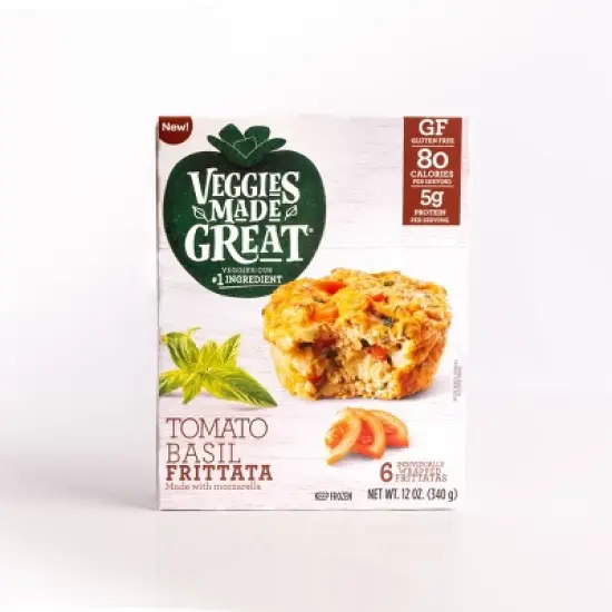 Veggies Made Great Frozen Gluten Free Tomato Basil Frittata - 12oz/6ct image {6}