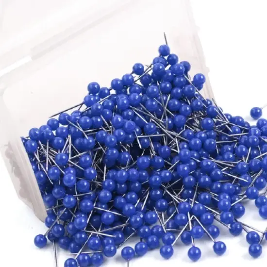 Unique Bargains Round Head Push Pins for Home Office Bulletin Board Crafts 500 Pcs image {5}
