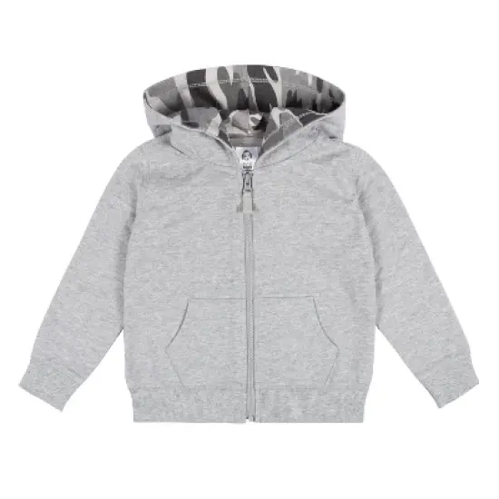 Gerber Infant & Toddler Boys' Heather Gray Hoodie image {10}