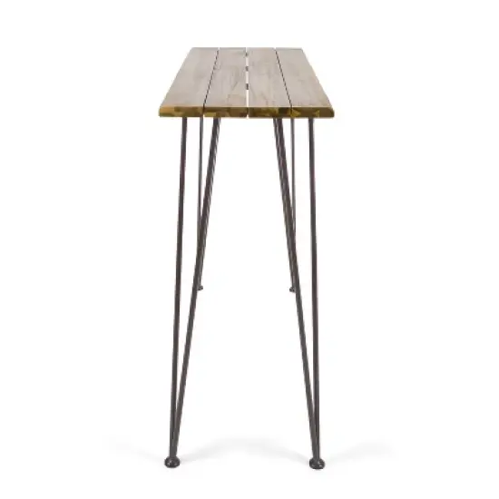 Dexmalle WOOD AND METAL BAR TABLE image {5}