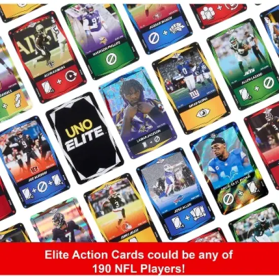 Mattel Uno Elite NFL Core Starter Pack Card Game image {9}