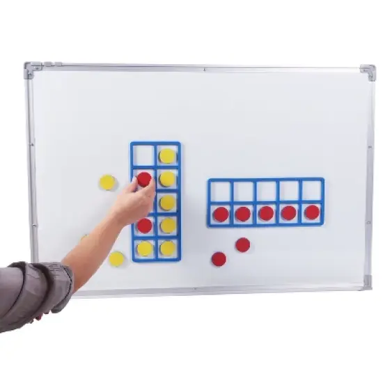 Learning Advantage Giant Magnetic Foam Ten Frames, 2 Frames with 20 Disks image {1}