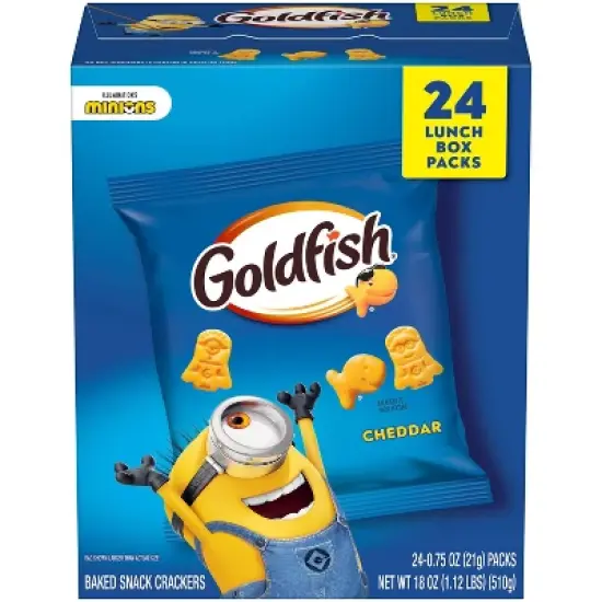 Goldfish Minions Cheddar Crackers Multipack - 18oz/24ct image {5}