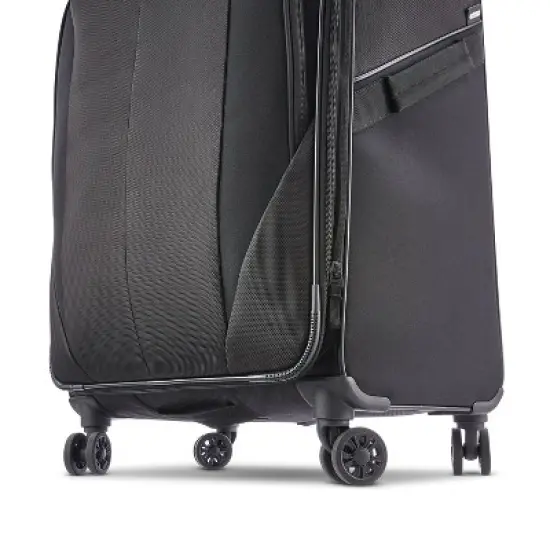 American Tourister Phenom Softside Large Checked Spinner Suitcase image {4}