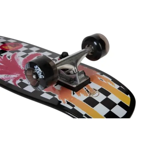 ReDo Skateboard Shorty Cruiser Palm Checkers Skateboard image {2}