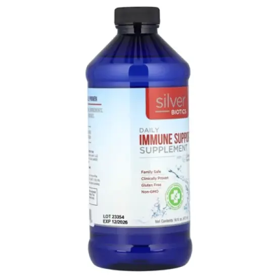 Silver Biotics Colloidal Nano SilverSol Ag₄O₄ 10 PPM Immune Support | Bio-Hacking Immune Building Natural Support | 16 F image {3}