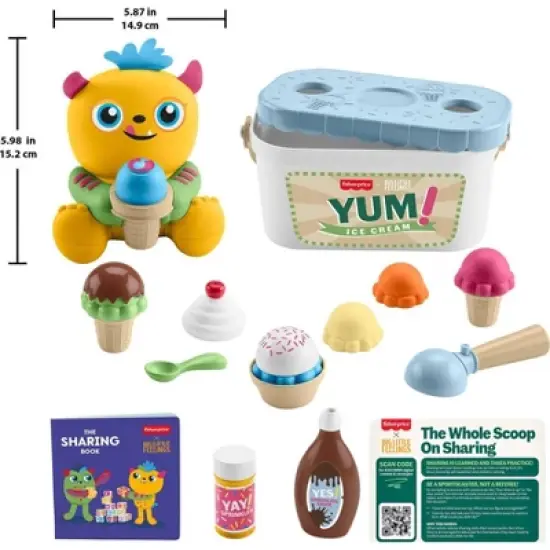 Fisher-Price Big Little Feelings Sharing Kit: Set of Toys & Tips for Toddlers & Kids image {5}