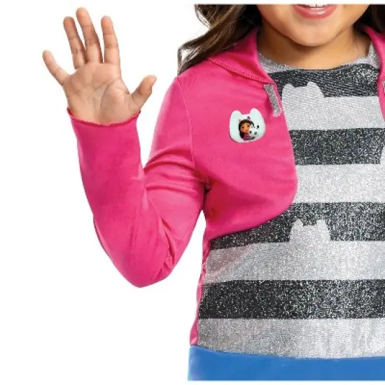 Toddler Gabby's Dollhouse Halloween Costume Jumpsuit with Headband S (2T) image {5}