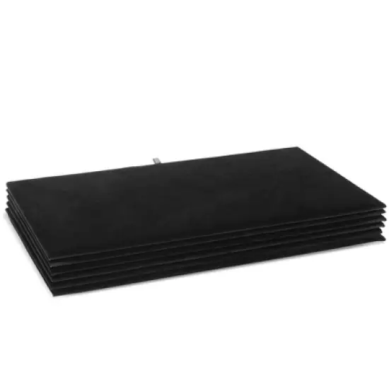 Juvale 6 Pack Velvet Jewelry Display Tray for Selling and Displaying Necklaces, Earrings, Jewels, Bracelets, Anklets, Rings, Gemstones, Chains, 14 in image {7}